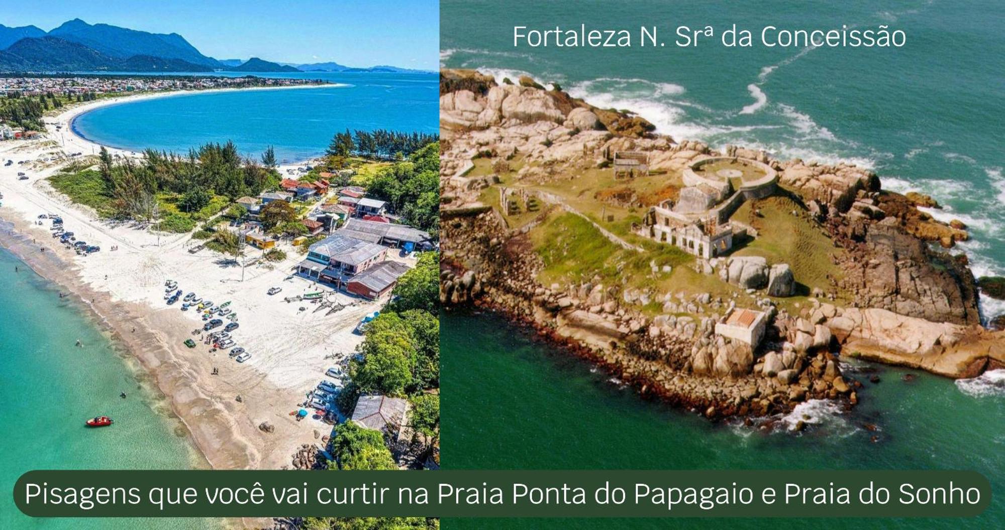 Pousada Recanto Edenico - A Beira Mar Da Praia Ponta Do Papagaio, Palhoca Sc Εξωτερικό φωτογραφία